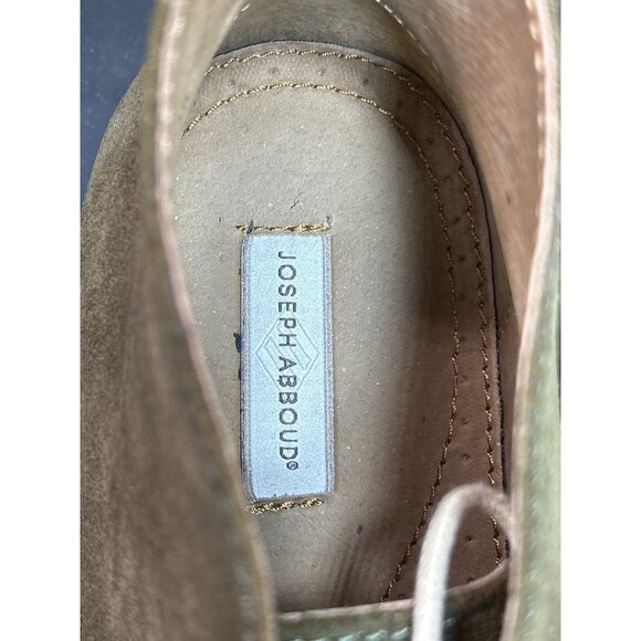 Joseph Abboud Mens Olive Suede Chukka Boots Size 11D NWOB - Picture 4 of 9